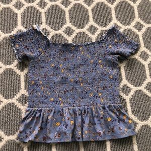 American Eagle off the shoulder crop top